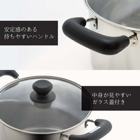 ランテル・メディエール every U. 両手鍋 22cm 目皿付き LN-2498 1個（直送品）