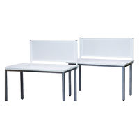 【軒先渡し】林製作所 モニター取り付け スチールデスクトップパネル 幅1200×奥行49×高さ513mm ブラック 1台（直送品）