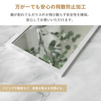 武田コーポレーション スタンドミラー40 ストーン調BK STD-40SBK 1箱(1個入)（直送品）