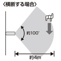 スマイルキッズ センサーライト付防犯ダミーカメラ ASL-3309 1個（直送品）