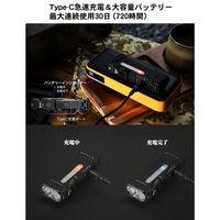 WUBEN(ウーベン) フラッシュライト X4-BK 1台（直送品）