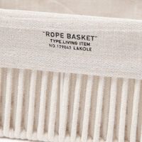 ロープ収納ボックス(S) アイボリー LAKOLE/ラコレ