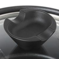 IHアルミ両手鍋 16cm ブラック LAKOLE/ラコレ