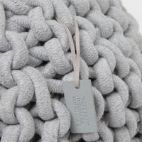 ローププフ グレー　クッションスツール　 LAKOLE/ラコレ