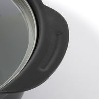 IHアルミ両手鍋 26cm ブラック LAKOLE/ラコレ