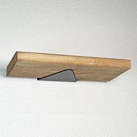 和気産業 石膏ボードにつく棚受 トライアングル 黒 TK-82 1セット(10個)（直送品）