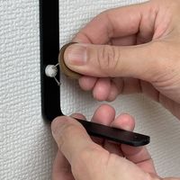 和気産業 石膏ボードにつく棚受 シングル+ダブル 黒 TK-88 1セット(6個)（直送品）