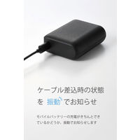 モバイルバッテリー 10000mAh USB-C/USB-A 両面挿し ブラック DE-C78L-10000BK エレコム 1個（直送品）