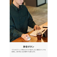 トラックボールマウス 人差し指 34mm ワイヤレス 小型 静音 5ボタン ホワイト M-MT2MRSAWH エレコム 1個（直送品）