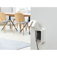 朝日電器 安全コンセントカバー 1連用 ホワイト AN-C01B(W) 1個（直送品）