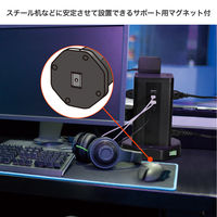 朝日電器 延長コード 電源タップ 耐雷 タワー型 12個口/2m PD20W ブラック WBS-TW12442BUC(BK) 1個（直送品）