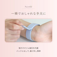 オウルテック Apple Watch 38-42mmマグネティックシリコンバンド ミニョン OWL-AWBSMIN07-BE 1個（直送品）