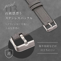 オウルテック Apple Watch 38-42mmシュリンクレザーバンド ヴォルガール OWL-AWBSVRG03-BK 1個（直送品）