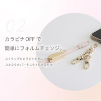 オウルテック ショルダーストラップ&USB-C to USB-C 充電ケーブル ミニョン OWL-CBX2MIN07CC-BL 1個（直送品）