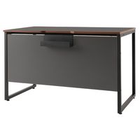 WINcase デスク シリウスII ダークグレー 幅120cm 370312 1個（直送品）