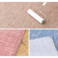 萩原 軽くて扱いやすい平織カーペット アンバー江戸間4.5帖 261cm×261cm ベージュ 600016945 1枚