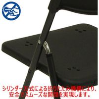 【軒先渡し】サンケイ GARDE STUDIO ノワール 折りたたみチェア ブラック NT-FC-21112 1セット(4脚入)（直送品）