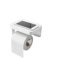 umbra（アンブラ） フレックス シュアロック トイレットペーパーシェルフホルダー ホワイト 21014159660 1個（直送品）