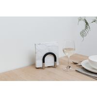 umbra スウィーベル ナプキンホルダー ブラック/ニッケル 2330705047 1個