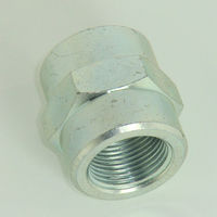 マルエム産業 高圧 鋼製 ネジ継手 ソケット(Rc)3価クロメート処理品 1/2 SS 1/2-5 1包(5個入)（直送品）