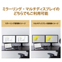 HDMI分配器 4K/60P対応 1入力/4出力 スプリッター VSP-HDP14BK ブラック 1個 エレコム（直送品）