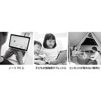 マクセル ACコンセント出力付き小型ポータブル電源 20000mAh MPCCAC20000 シルバー