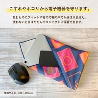 アイ・エス くっつきタオル 470mm×470mm フラワー IKT-FL-470 1セット(5枚)（直送品）