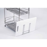 パール金属 水切りラック 2段 スリム ステンレス製 まな板受け付き アットアクア 335651 1個（直送品）