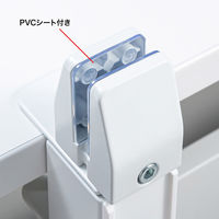 【アウトレット】サンワサプライ パーティション用クランプ台座(配線対応タイプ) SPT-DPOP2 1セット(2個入)（直送品）