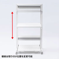 サンワサプライ RoHS10対応レーザープリンタ収納ラック（W650×D610mm） RAC-506 1個（直送品）