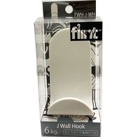 J Wall Hook　ホワイト FWH-J-WH 1個 東洋工芸（直送品）