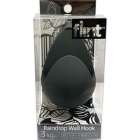 Raindrop Wall Hook　ブラック FWH-R-BK 1個 東洋工芸（直送品）