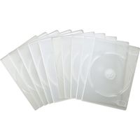 サンワサプライ DVDトールケース(2枚収納・10枚セット・クリア) DVD-TN2-10CLN 1個