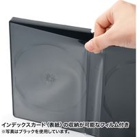 サンワサプライ DVDトールケース（12枚収納・3枚セット・クリア） DVD-TW12-03CLN 1個