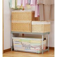 アイ・エル・シー 伸縮機能付き押し入れ整理棚2台組 NI-002N 2個セット（直送品）