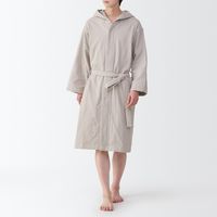 無印良品 ガーゼパイルバスガウン 男女兼用ＳーＭ ベージュ 良品計画