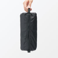 無印良品 ポリエステルたためる仕分けケース 筒形 黒 Ｓ 約１１×１１×２６ｃｍ 良品計画