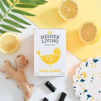 ハイアーリビング レモンジンジャー有機ハーブティー 1箱(15バッグ入)