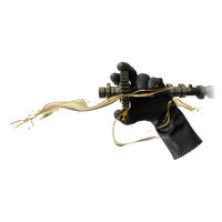 おたふく手袋 ソフキャッチプラスハイブリッド 黒 LLサイズ A-204 1双（直送品）