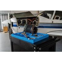 ボルトスター 整備現場 作業現場向け シリコン製 ボルト・ビス保管用トレイ トップボックスツールトレイ 571X406mm ブルー BTSー（直送品）