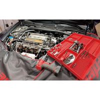 ボルトスター 整備現場 作業現場向け シリコン製 ボルト・ビス保管用トレイ トップボックスツールトレイ 571X406mm レッド BTSー（直送品）