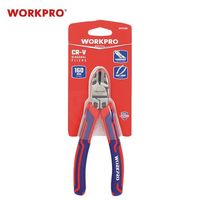 WORKPRO(ワークプロ) WORKPRO ワークプロ ニッパー グリップハンドルタイプ 全長180mm WP231104 1個（直送品）