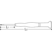 スタビレー STAHLWILLE 精密トルクスドライバー T5 軸長50mm 4754ーT5 1本（直送品）