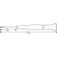スタビレー STAHLWILLE 精密トルクスドライバー T10 軸長60mm 4754ーT10 1本（直送品）