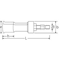 スタビレー STAHLWILLE インターナルプーラー サイズ7 六角対辺17mm 11400/6 1個（直送品）
