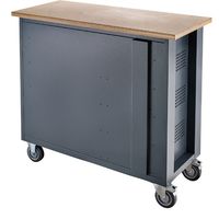 STAHLWILLE 7段ワークベンチ L1150×W500×H1045 木製天板 ウッドトップ 耐荷重750kg WB621 1個（直送品）