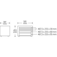 スタビレー STAHLWILLE キャリングケース ブラック 反射フィルム付 13217TSF 1個（直送品）