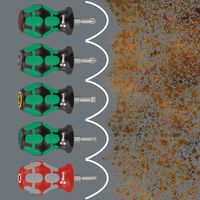 Wera Werk ベラ スタビー型 ポジドライブドライバー PZ2 軸長25mm 軸径6mm 008854 1本（直送品）