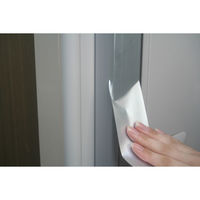 アーランド ステンレス調 すじ目入り 隙間・補修テープ 5cm×5m 83301 1個（直送品）