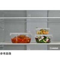 HARIO 耐熱ガラス製保存容器・丸300 1ケース(36個) MST-30-TW 1ケース(1個) 68-5182-31（直送品）